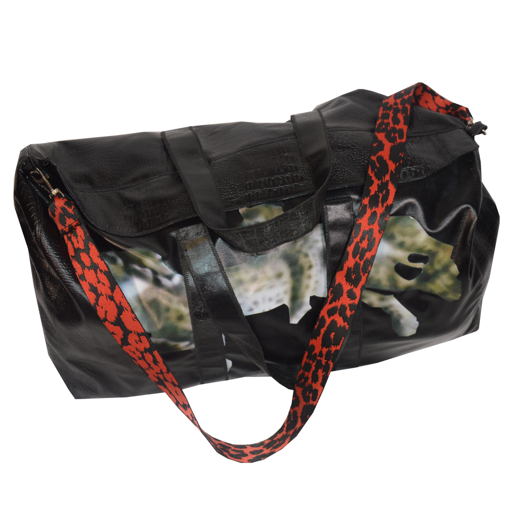 SNAKESKIN CHEETAH BAG