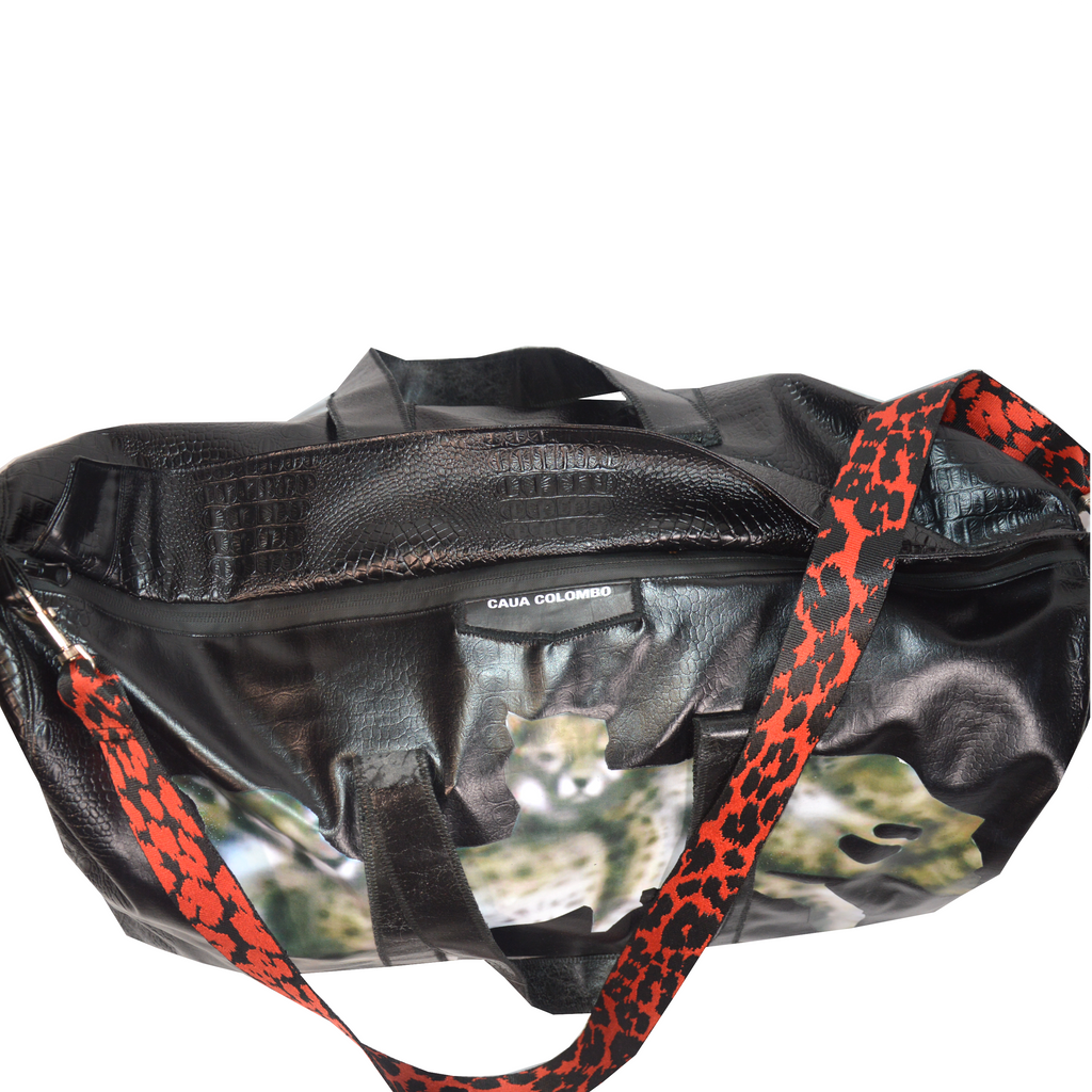 SNAKESKIN CHEETAH BAG