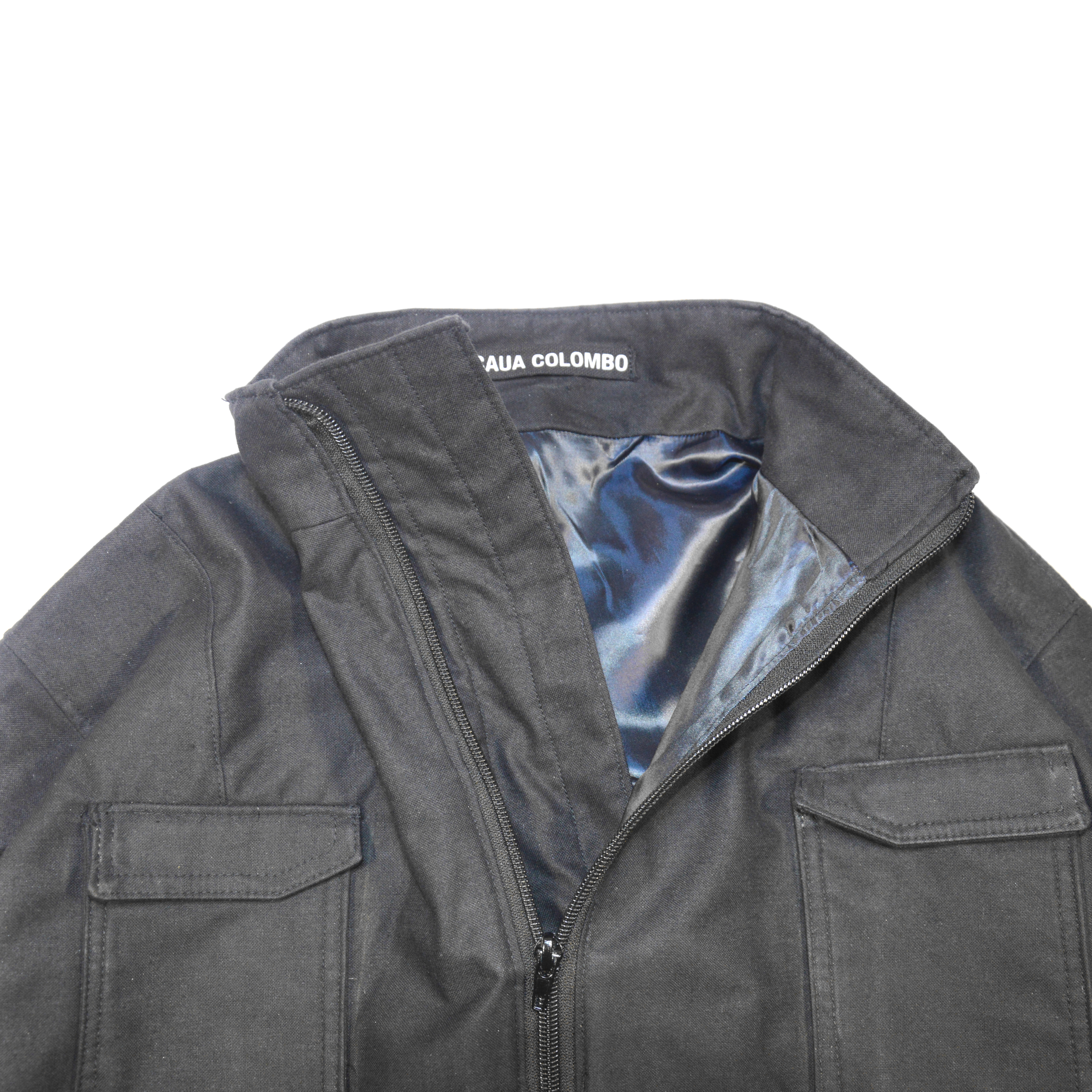 BLACK CARGO JACKET